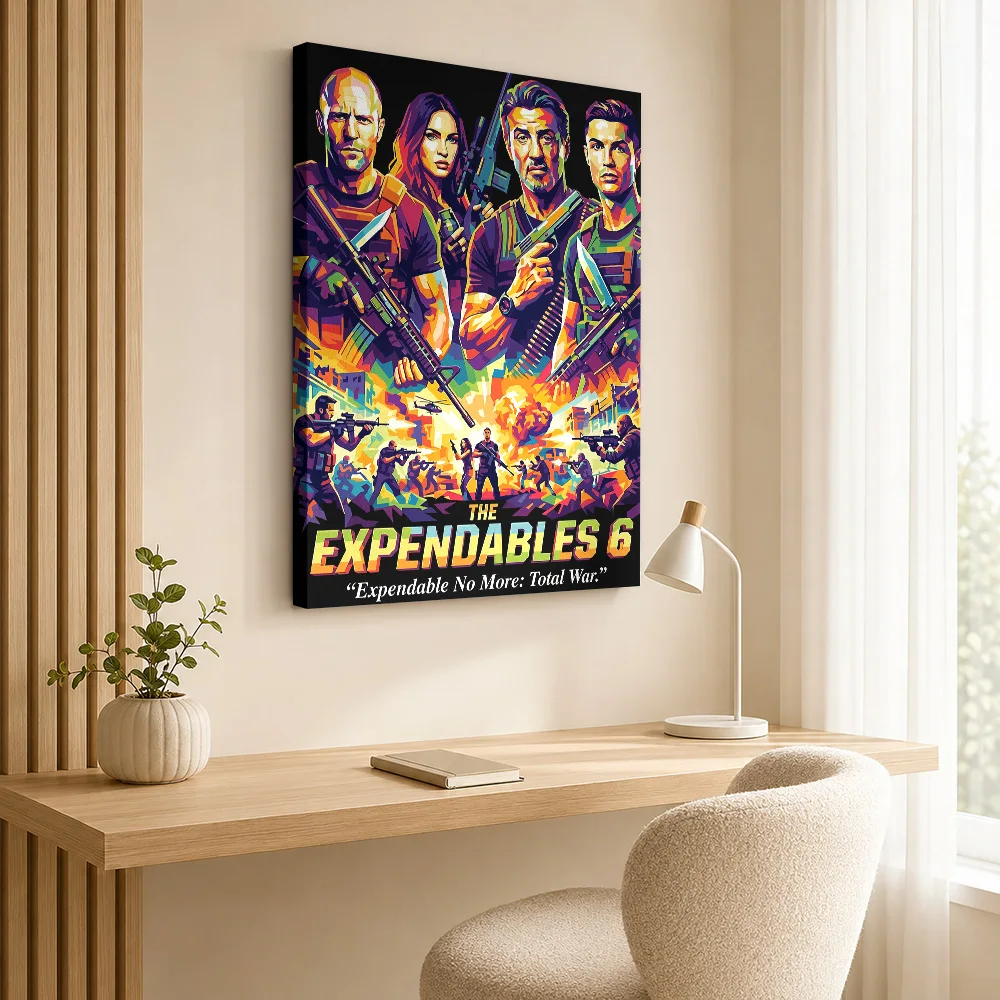 Arnold Schwarzenegger Never Give Up wpap Framed Canvas Poster Customized Modern Aesthetic Wall Paintings Decoration for Office
