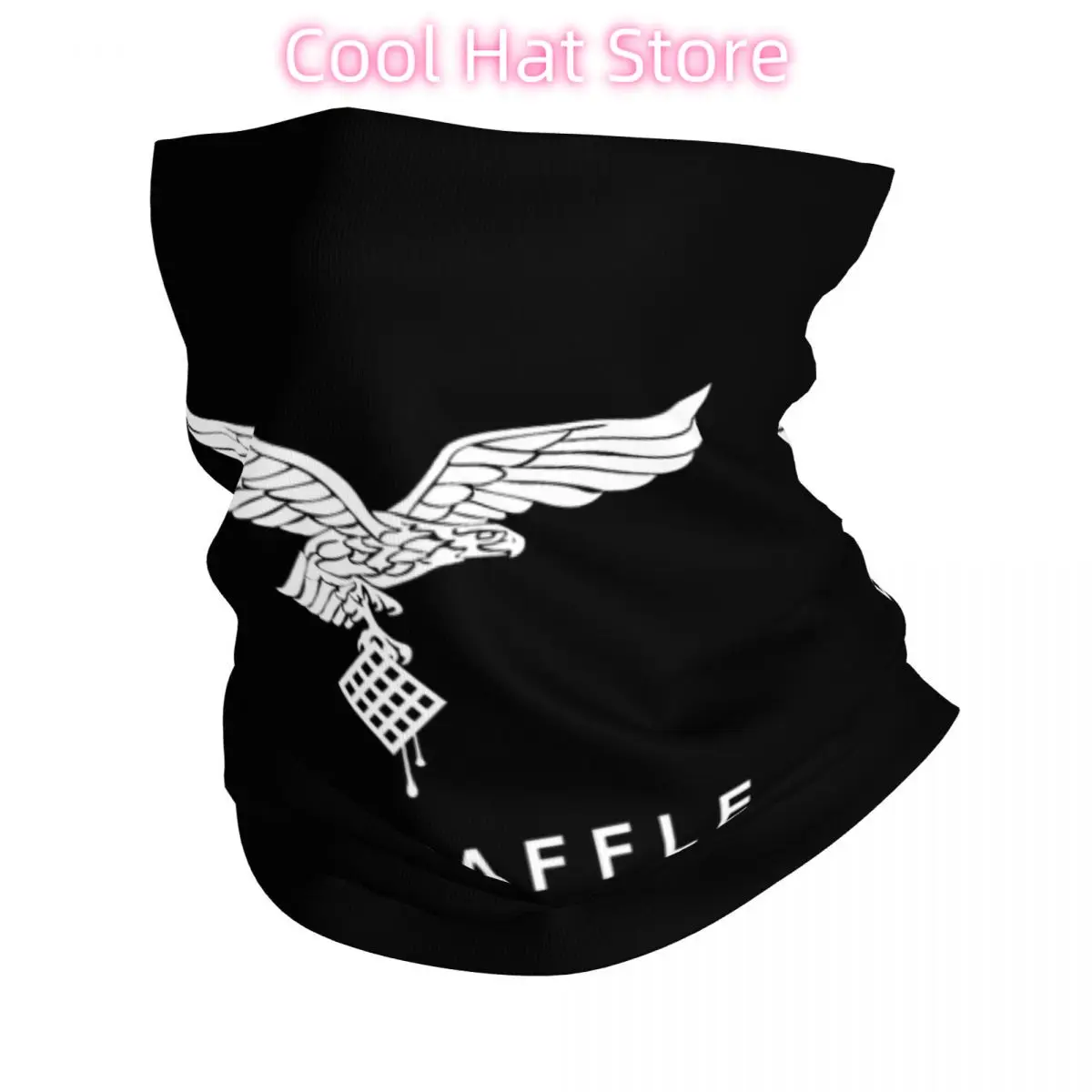 

Vintage White Luftwaffe Neck Gaiter Women Men Windproof Winter German Air Force Germany France Bandana Scarf for Hiking