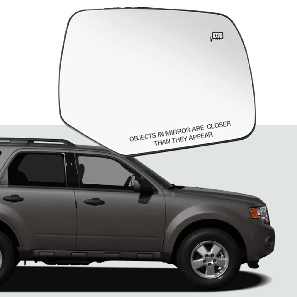 Left Right Door Side Heated Wing Rearview Mirror Glass Lens for Ford Escape Mercury Mariner  2008 2009 2010 2011