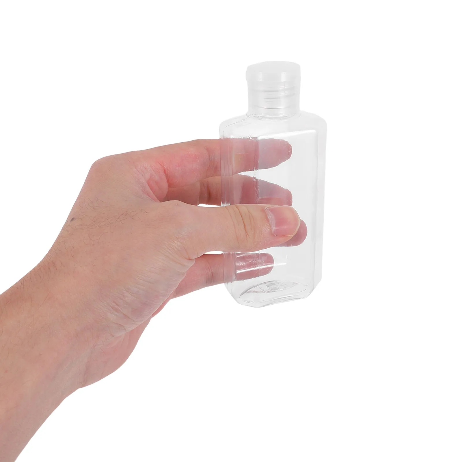

20Pcs Leakproof Transparent Travel Bottles Portable Small Refillable Lotion Dispensers for Shower Gel Hand Soap Toiletries