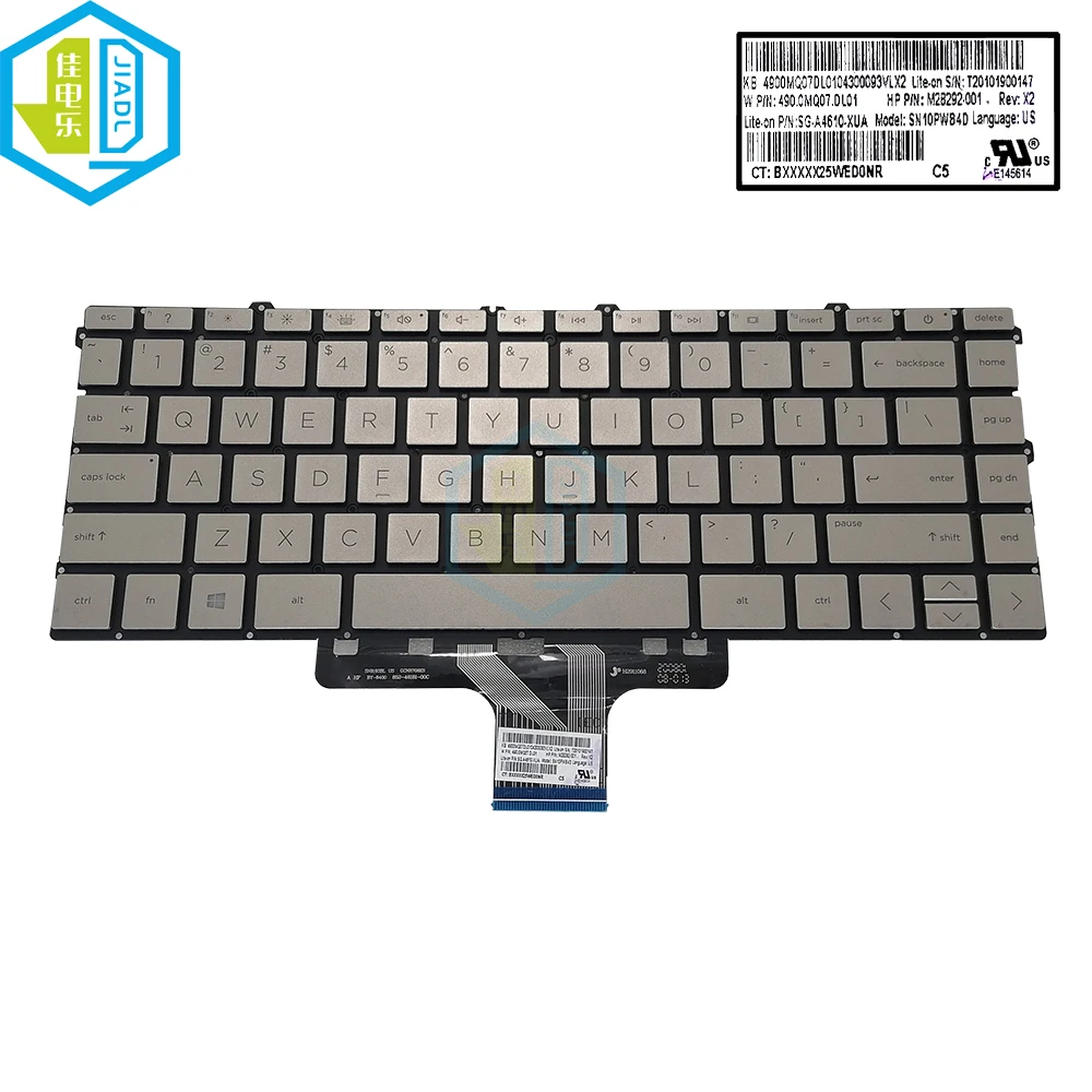 US English Keyboard Backlight For HP Pavilion x360 14-DY 14M-DY 14-dy0000 14-dy1000 dy2000 14m-dy0000 Laptop Backlit Keyboards