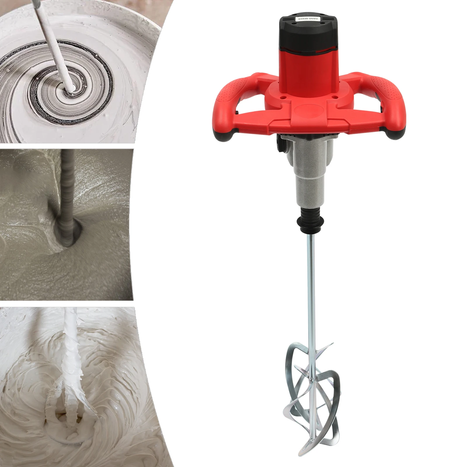 6 Speeds Optional 2800W Paint and Mortar Stirrer Hand Mixer Concrete, Paint, Bitumen etc.