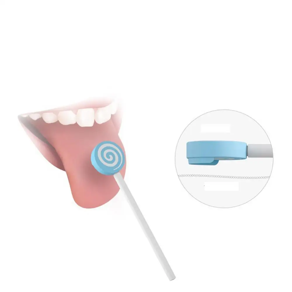 1 ~ 20ชิ้น Y-Kelin อมยิ้มเบบี้มีดโกนลิ้นเด็กทำความสะอาดช่องปากสุขอนามัยลบลิ้นเคลือบ