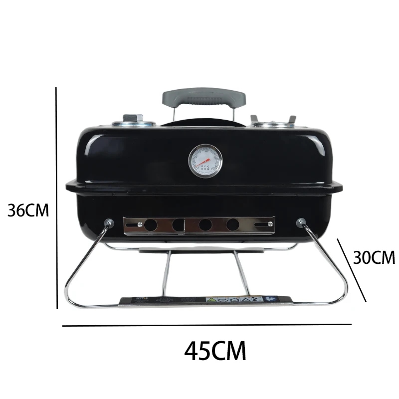 Folded Charcoal Grill With Lid Folding legs Go-Anywhere Outdoor Camping Barbecue Grills Portable Barbeque