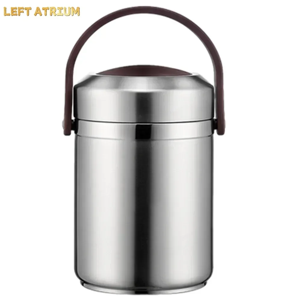 Large Capacity 3L Thermos Lunch Box Portable Stainless Steel Food Soup Containers Vacuum Flasks Thermocup for Picnic Work