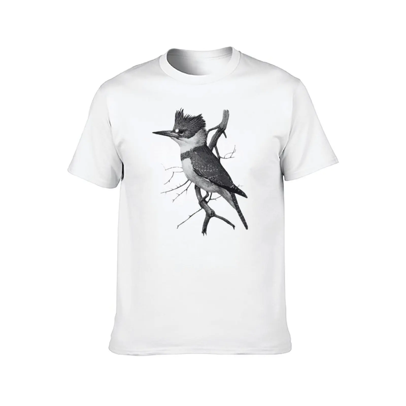 Black And White Belted Kingfisher T-Shirt cotton graphic tees new gifts and t-shirts plus size clothes T-shirt men