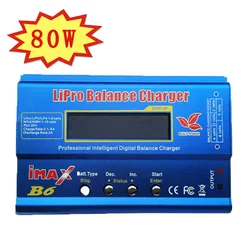 iMAX B6 80W Battery Charger Lipo NiMh Li-ion Ni-Cd Digital IMAX B6 Lipro Balance Charger Discharger