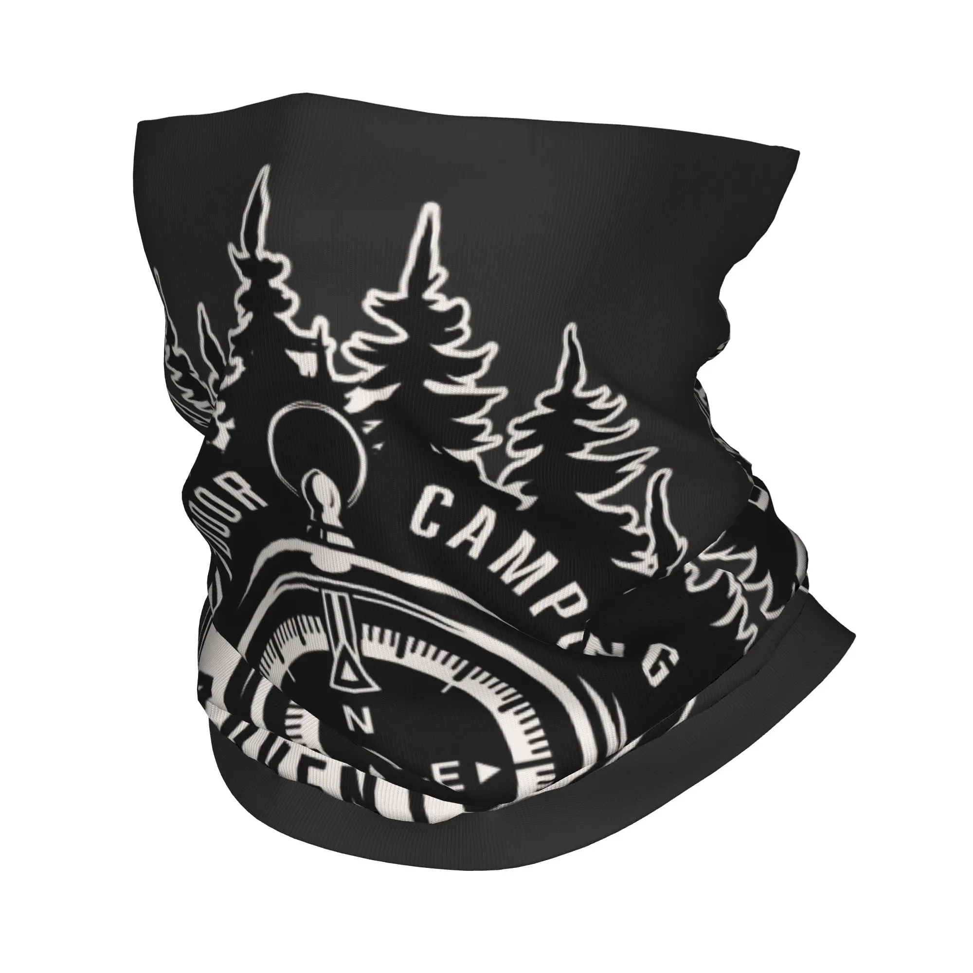 

Custom Mountain Compass Adventure Bandana Neck Gaiter for Hiking Hunting Women Men Wrap Scarf Headband Warmer