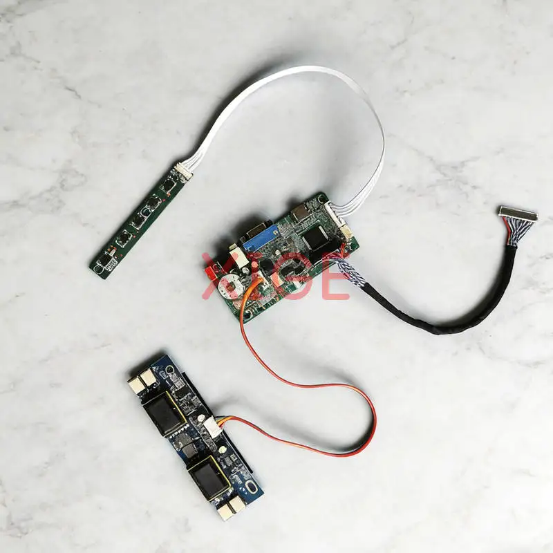 

Monitor Controller Drive Board Fit M215H1 M215HW01 CLAA215FA01 M215HW03 LVDS 30-Pin 4-CCFL 1920x1080 HDMI+VGA 1920*1080 DIY Kit