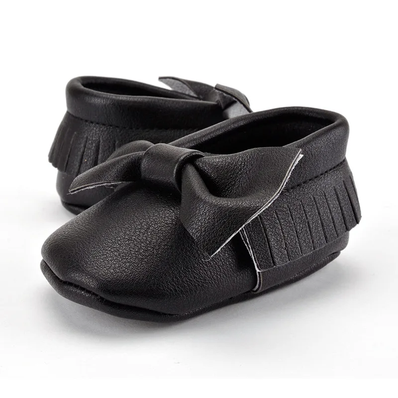 Die Neue Quaste Bowknot Weibliche Baby Schuhe Handgemachte Hohe Qualität Baby Mädchen Erste Wanderer Mode Schuhe Für 0-2 jahre Alt