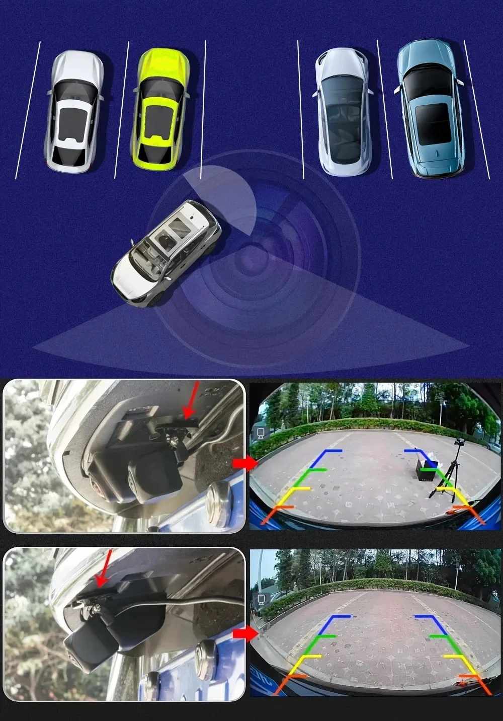 HD Reverse Car Rear View Camera for Opel Astra H J Corsa D Meriva A Vectra C Zafira B Grande Insignia view 6