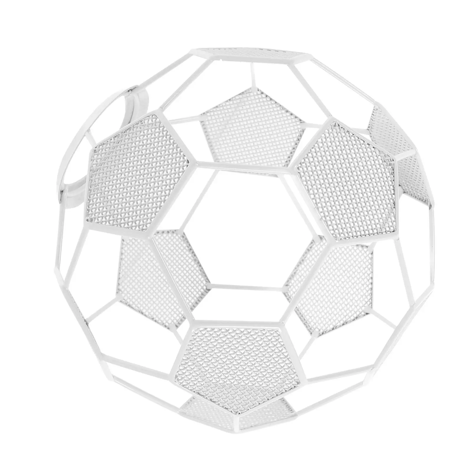 

Football Lamp Wrought Iron Metal Cage Hollow Out Soccer Shape Soccer Shape Lamp Shade Light Cover Globe Chandelier Lampshade