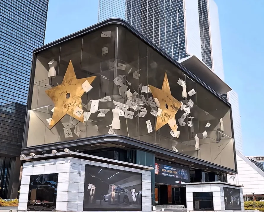 3D Publicity Exterior Advertising LED Wall 5D Display Panel Billboard Screen 4K HDR10+ Video Format Play Virtual