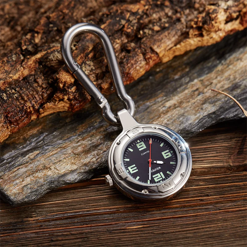 Fashionable Leisure Night Light Hiking Watch Simple Retro Men's Hanging Watch Rock Climbing Tourism Sports Quartz Waterproof