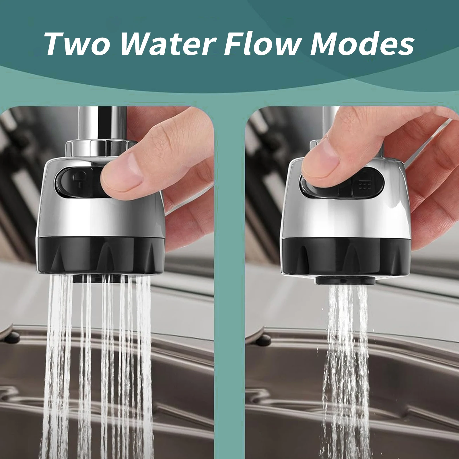RV Faucet Replacement RV Kitchen Sink Faucet with 360 Degree Rotatable Sprayer Flexible Spout RV Bathroom Faucet Set Sink Faucet