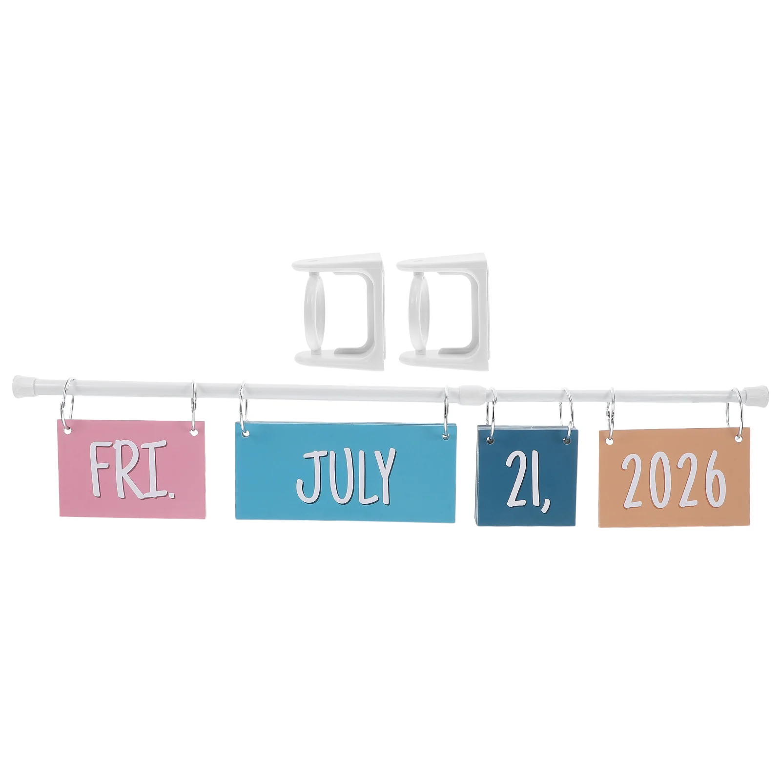 

1Set Classroom Flip Calendar with Adjustable Holder Educational Tool for School Home Decor 2025-2028 Classroom Calendar Decor