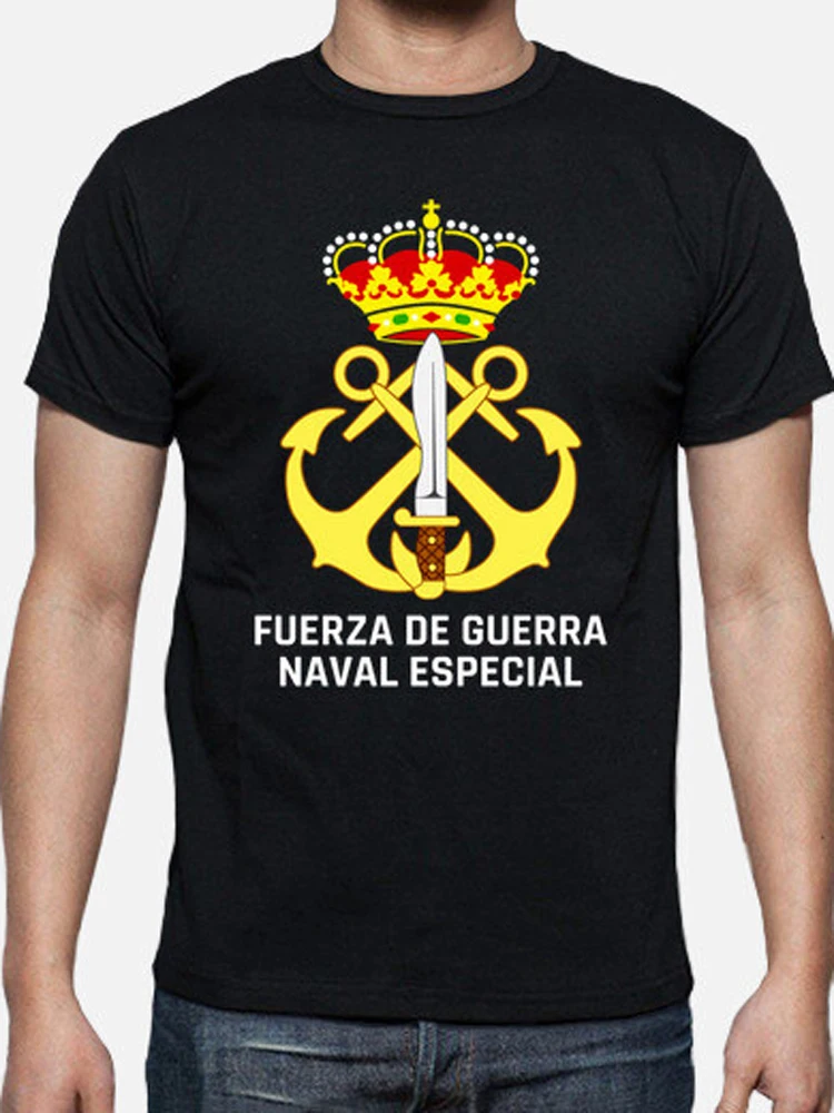 Camiseta Fuerza De Guerra Naval Especial. 100% Algodón, De Alta Calidad, De Gran Tamaño, Casual