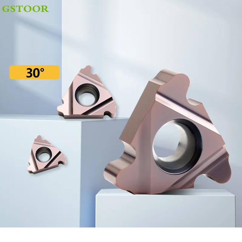 

16ER 16IR 22ER 22IR 4RD 6RD 8RD 10RD Hard Alloy Turning Tools CNC Lathe Round Threading Carbide Inserts For Stainless Steel