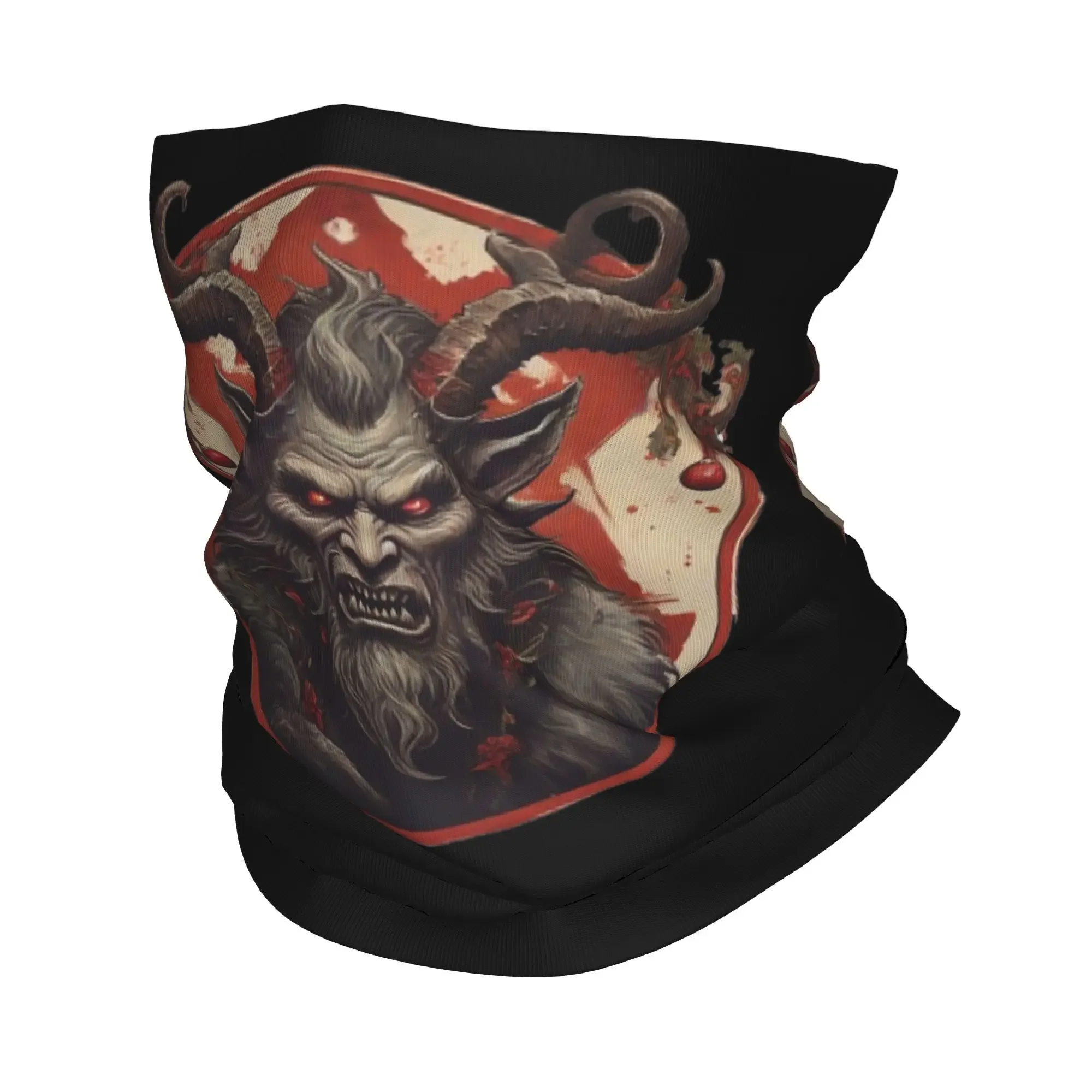 

The Krampus Parade Праздничное озорство после сумерки Бандана Шея Гетры с принтом Маска Шарф Многофункциональная Балаклава Бег