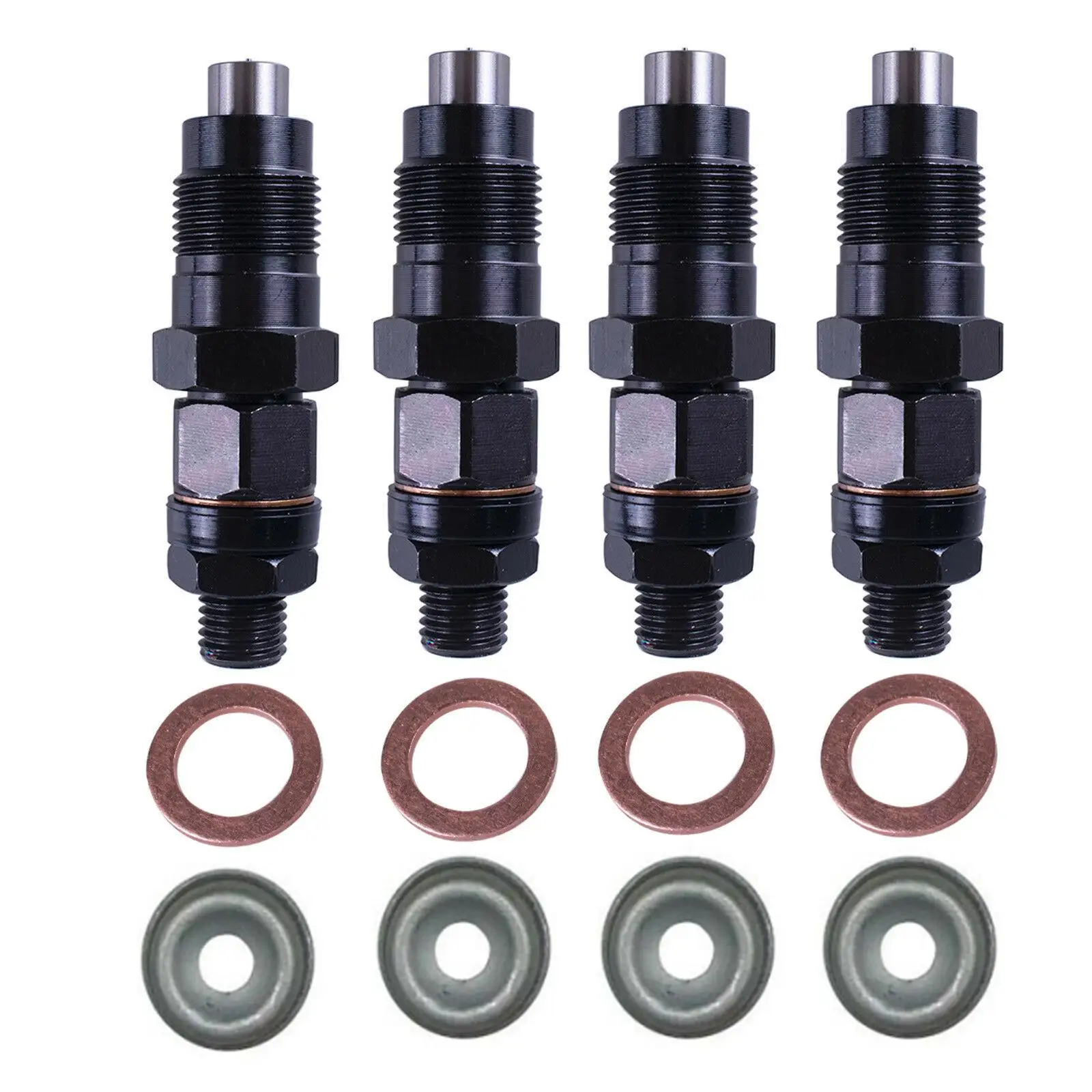 

4PCS Nozzles 4M40 4M40T Diesel Fuel Injectors Repair KitsME201844 For Mitsubishi Delica Spacegear Pajero Triton 2.8L Auto Parts