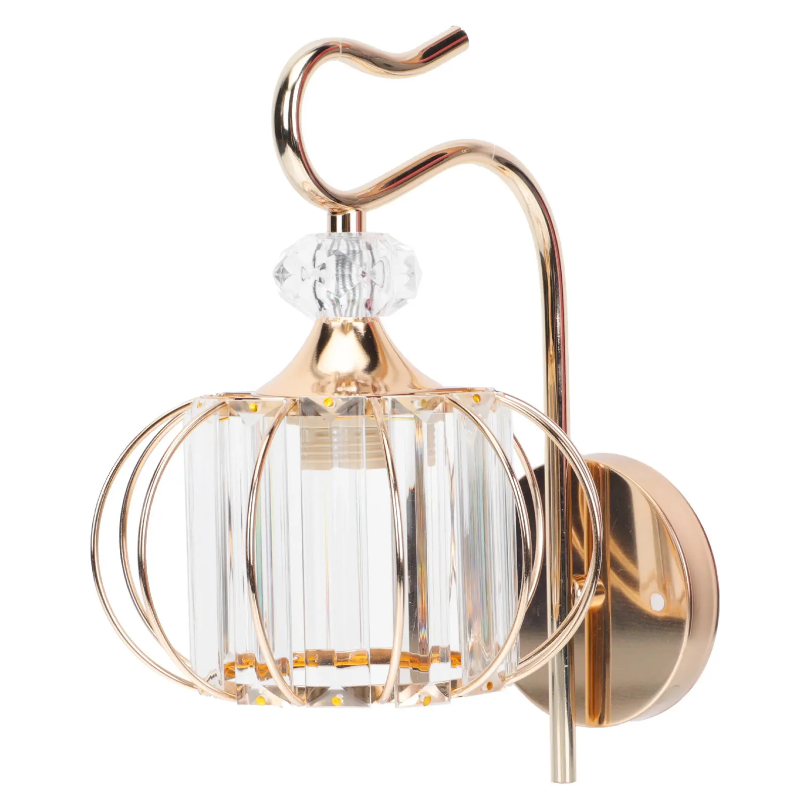 

1Pcs Nordic Wall Lamp Delicate Metal Glass LED Bedside Wall Light Decorative Corridor Home Study Room Bedroom Lighting