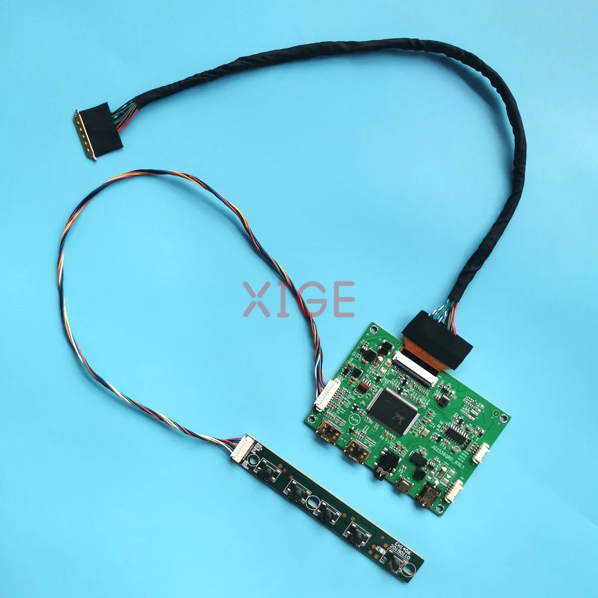

For LTN156AT35-H01/P01/T01/W01 LVDS 40 Pin 15.6" Laptop Monitor Micro USB Mini-HDMI 1366x768 Controller Driver Board DIY Kit