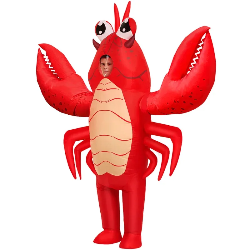 

AIAI 2025Adult Animal lobster Inflatable Dress Suit Anime Carnival Purim Halloween Party Cosplay Costume for Man Woman
