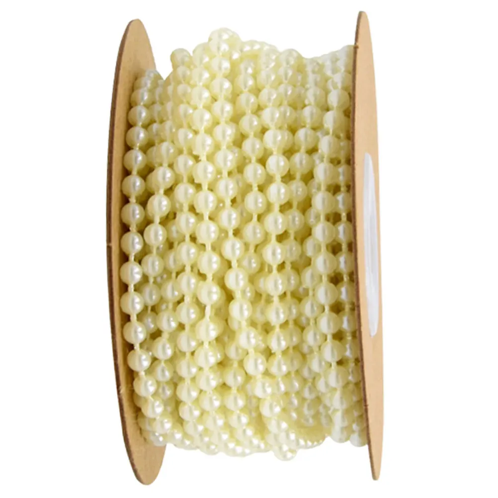 

10M/Roll 4Mm Plastic Chain String Glossy Uniform Surface Diy Decoration Garland For Wedding Valentine Gift Jewelry Craft Home