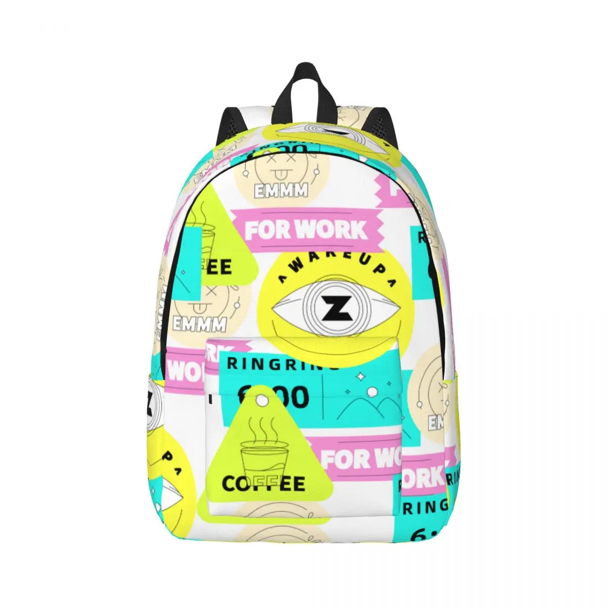 

616773228 Canvas Backpack Student Backpack with Pocket Comfortable backpack for Girls Boys/Teens