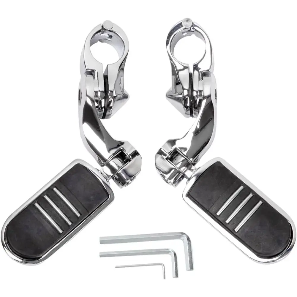 

Motorcycle Highway Pegs Crash Bar with 1.25 Engine Guard Adjustable Foot Peg