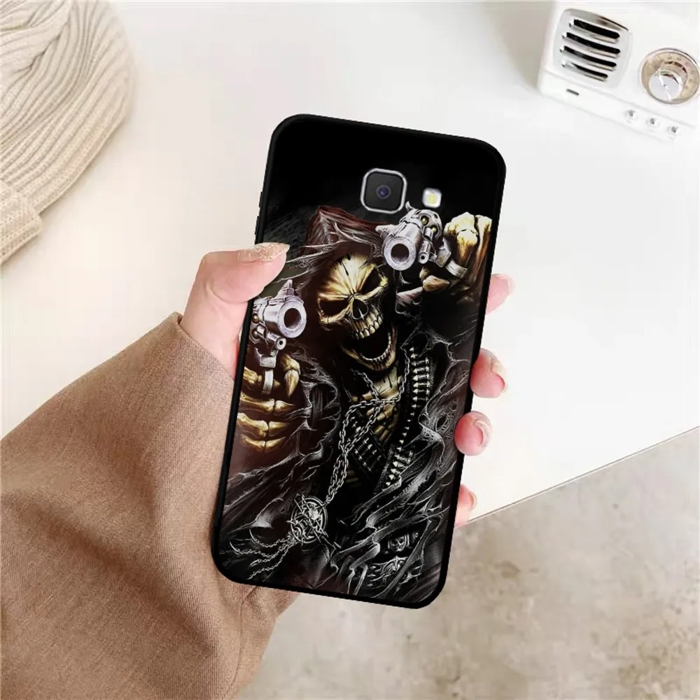 Grim Reaper Skull Skeleton Phone Case For Samsung J 7 Plus 7core J7 Neo J6 Plus Prime J6 J4 J5 Mobile Cover