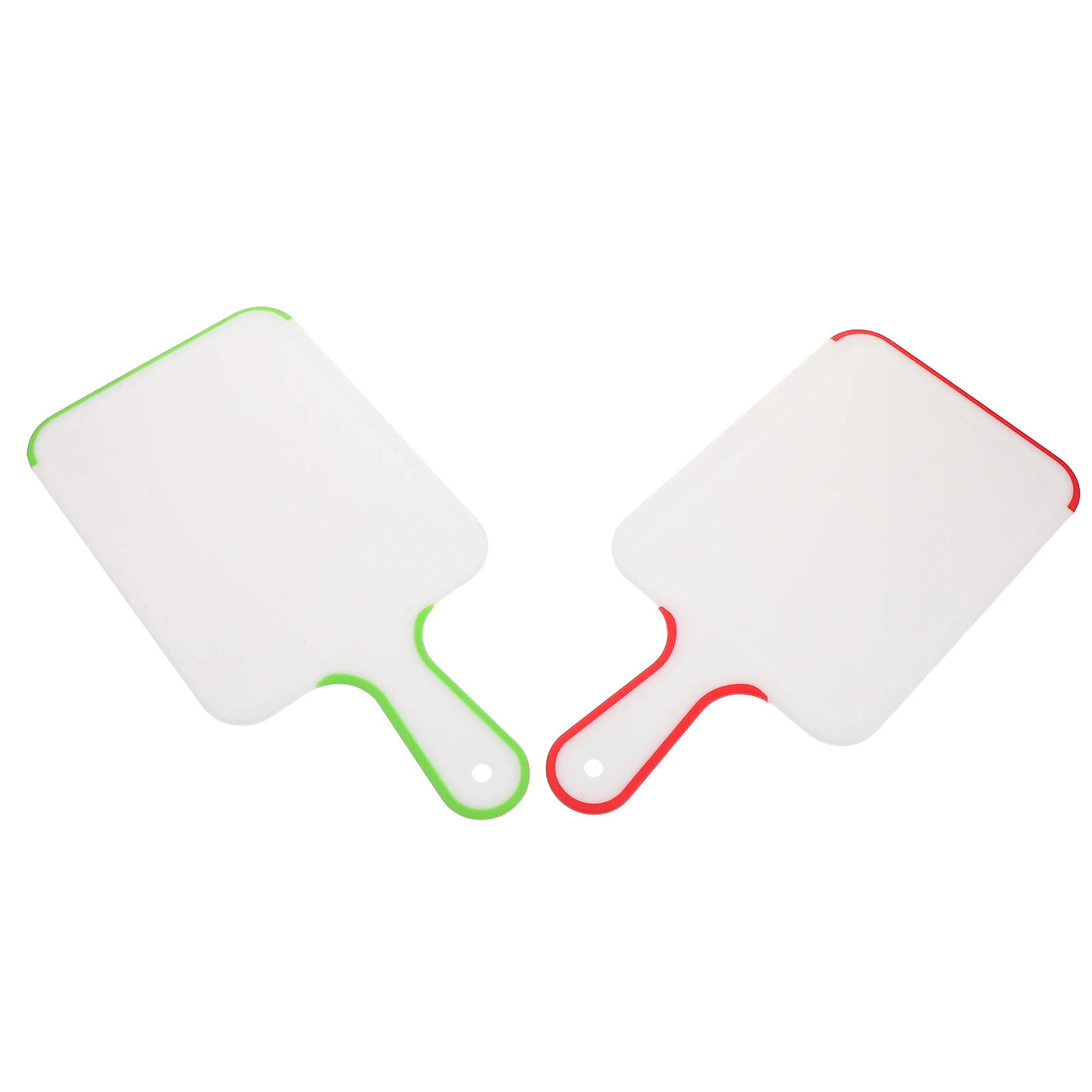 

2 Pcs Camping Portable Cutting Board for Kitchen Double Sided Cheese Plastic Food Chopping Travel