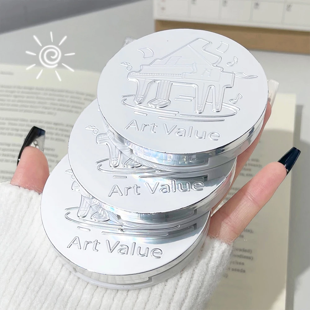 Polvere pressata opaca per il controllo dell'olio naturale Cosmetici per la copertura della polvere per il viso leggera impermeabile a lunga durata per le donne