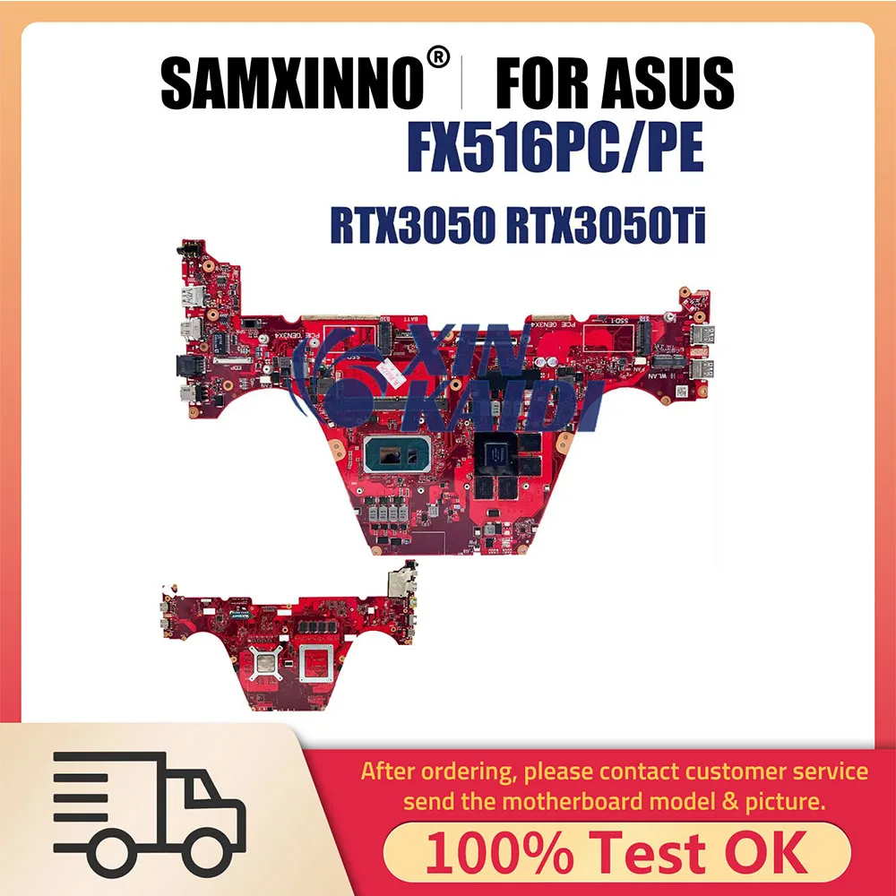 

Ноутбук Материнская плата ASUS FX516PE FX516PR FX516PM fx516пес FX516PCZ FX516PC материнская плата i5 i7 11th RTX3050 RTX3050Ti 8 ГБ 16 ГБ
