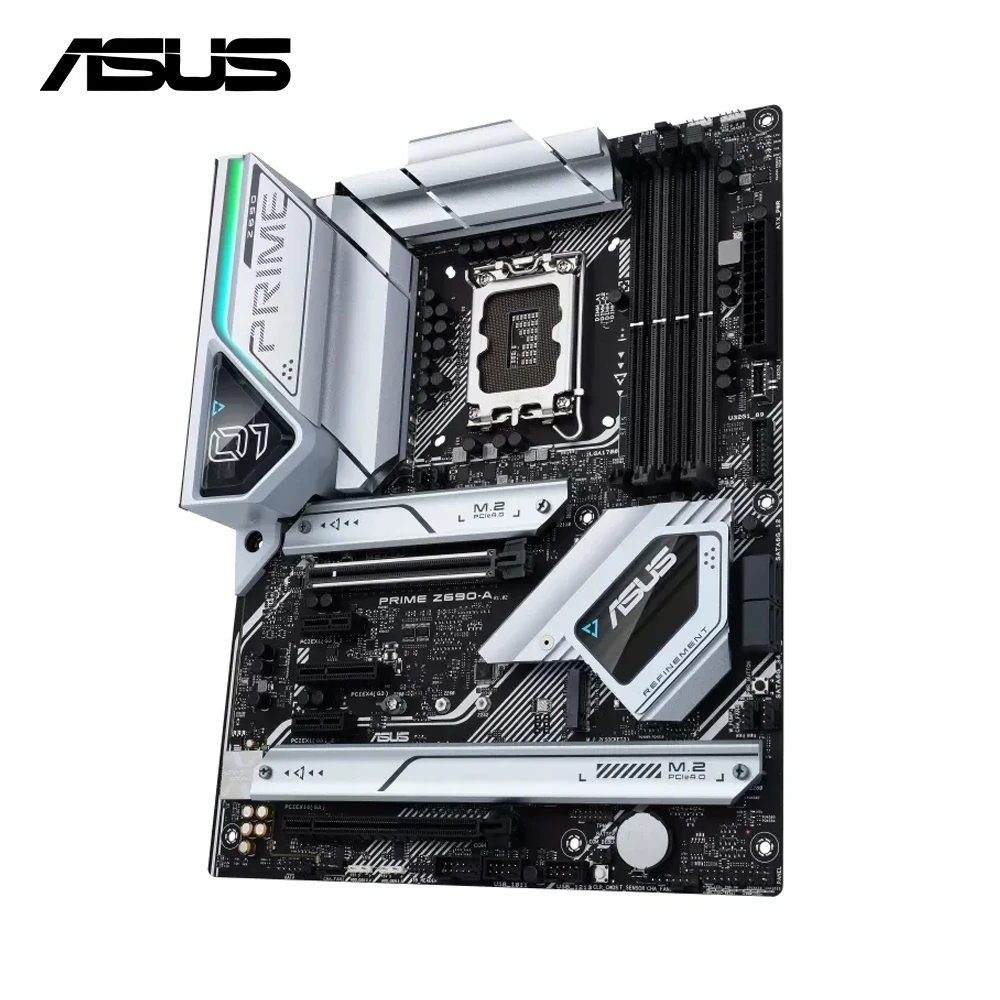 ASUS PRIME Motherboard PRIME Z690-A With LGA 1700 Socket for Intel Core 14th 13th 12th Gen Core i3 i5 i7 i9 Processors DDR5 DIMM