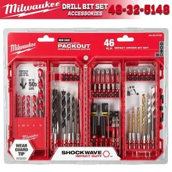 Milwaukee 48-32-5148 46PC SHOCKWAVE Impact Duty Drill Drive Bit Set 50X Life MILWAUKEE Power Tool Accessories