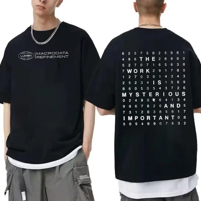 Lumon Macrodata Refinement Shirt, Macrodata Shirt, Unisex TV Series Lover, Lumon Macrodata T-Shirt for Fan