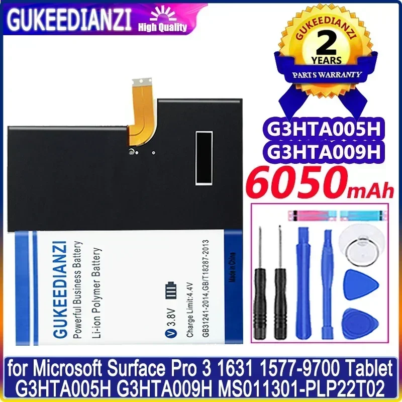 Large Capacity Replacement Batteries  For MICROSOFT SURFACE PRO 3 1631 1645 1657 G3HTA009H 1577-9700/G3HTA003H G3HTA004H Battery