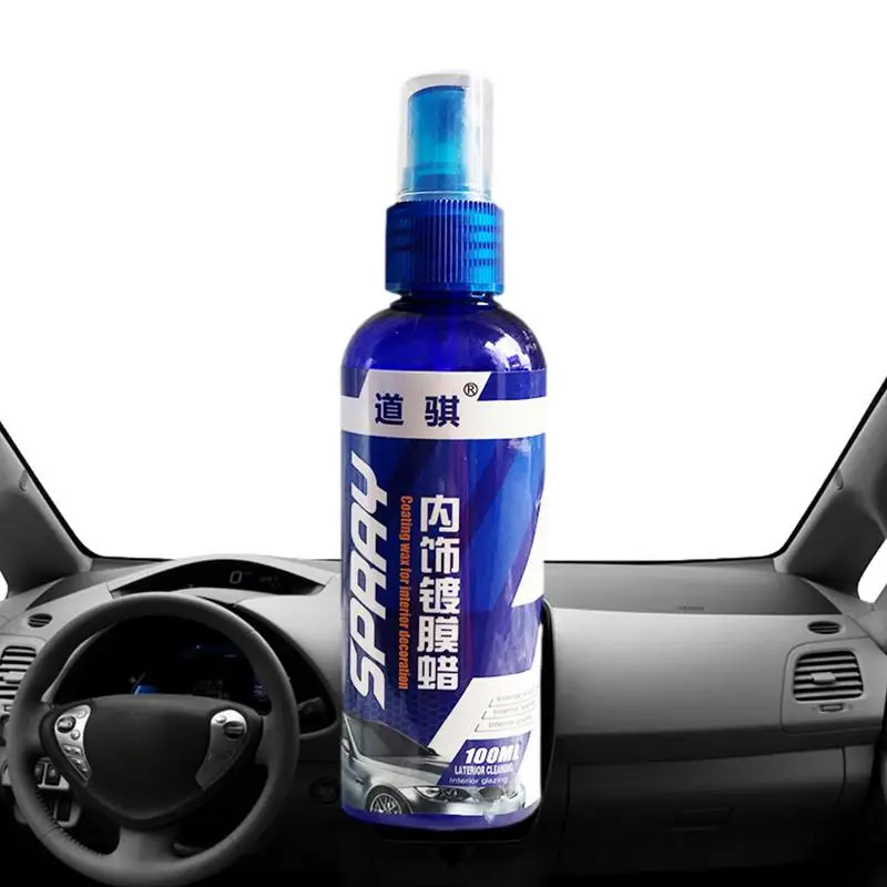 

Automotive Interior Cleaner 100ml Car Cleaning Supplies Kit Refurbishment Agent Leather Conditioner For Carpet Upholstery Fabric