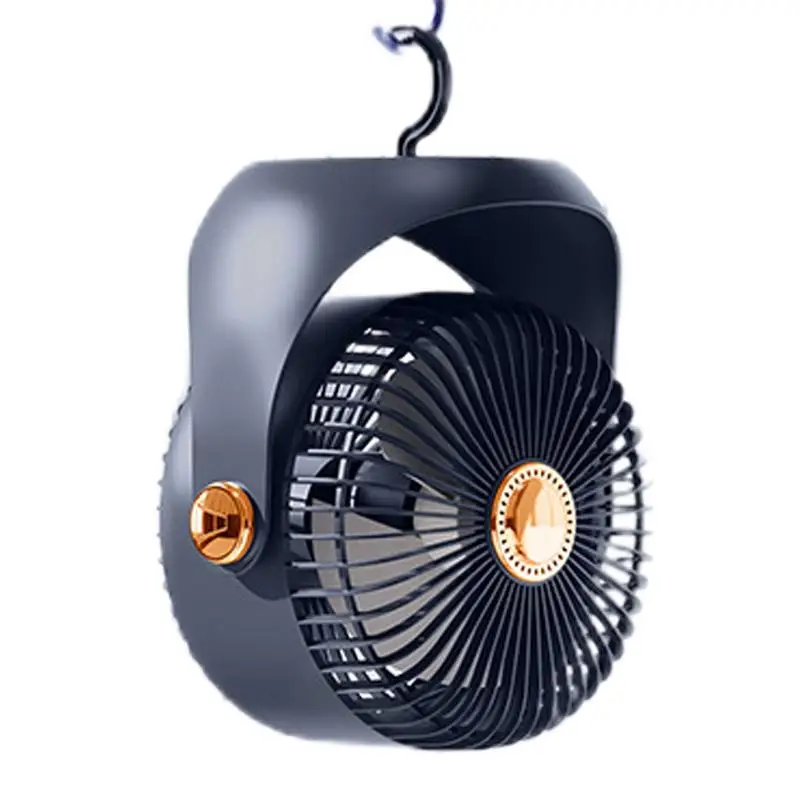 

Desk Fan Air Cooler 3 Modes Adjustable Powerful Rechargeable Hangable Fan For Indoor Outdoor Bedroom Nursery Camping Travel Tent