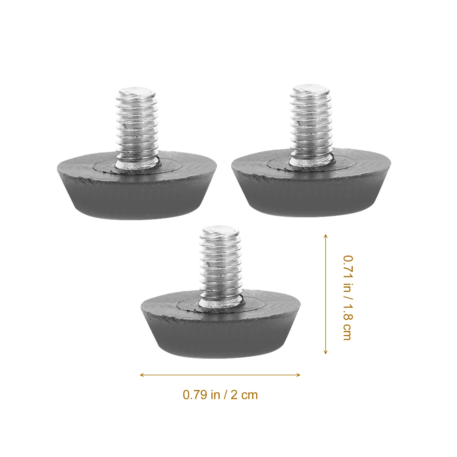 

100pcs Adjustable Feet Levelers For Furniture Smooth Bottom Table Leg Leveling Pads Suitable For Carpet Tile Laminate Floors