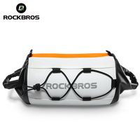 ROCKBROS 2.4L Bike Bag Portable Handlebar Pannier Big Capacity Shoulder Bag Frame Tube Bag Elastic Band Bicycle Accessoriescase