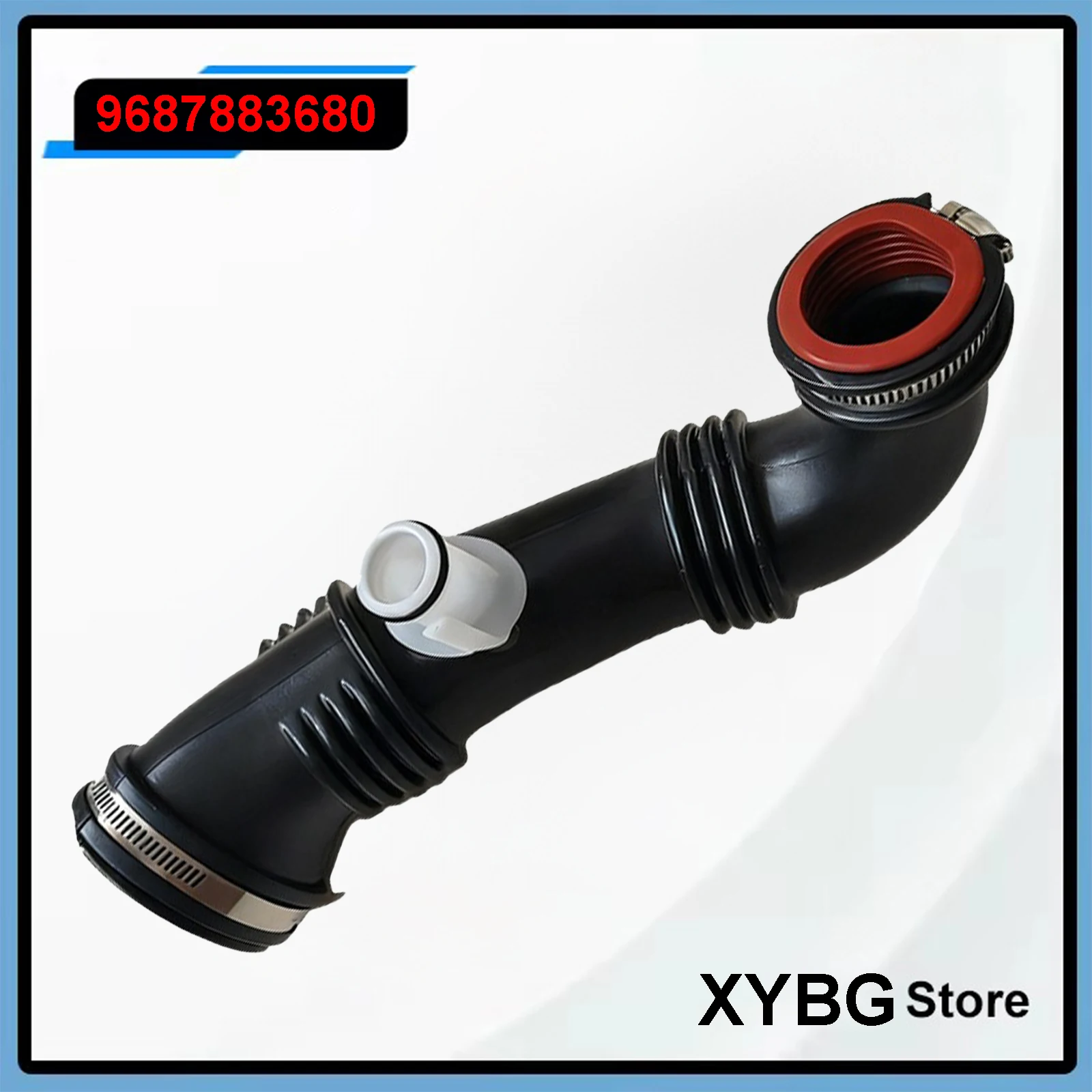 Manguera de Admisión de Aire Turbo 1.6 HDi 9687883680 1434E1 para Citroën Berlingo C3 C4 Peugeot 206 207 307 DV6TED4, Piezas del Intercooler del Motor