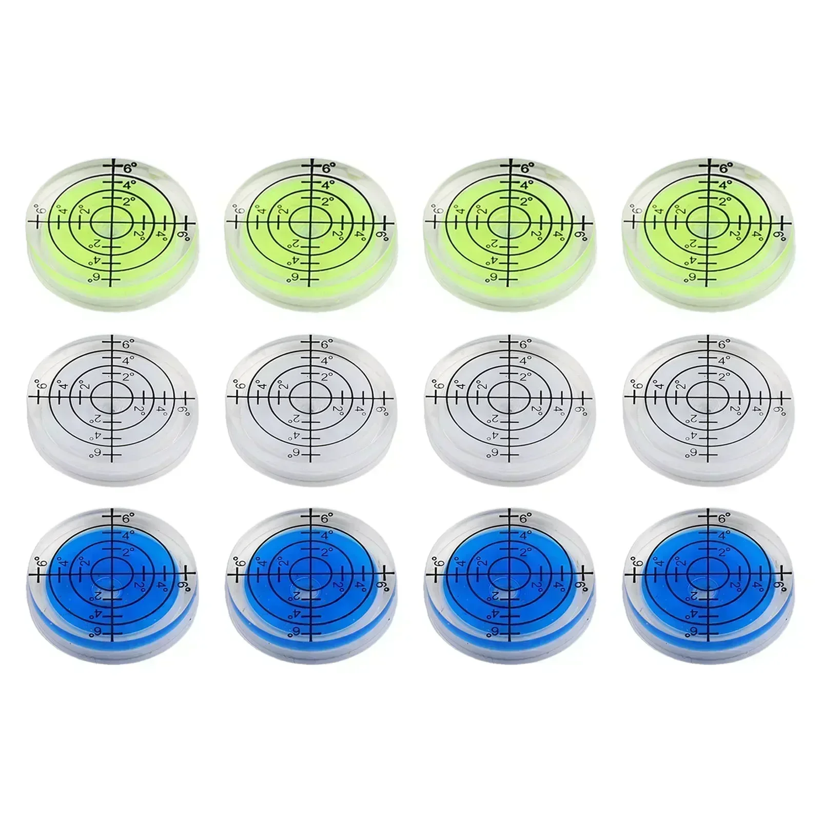 

Professional Measurement Instrument Round Measuring Fluorescent Blue Bubble Level Fluorescent Colors Minimal Parallax Errors