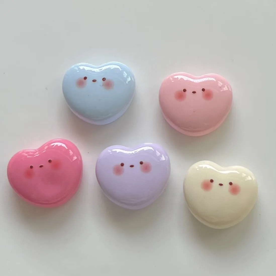 

5pcs miniso series cute love cartoon резиновые кабошоны из смолы материалы для поделок diy