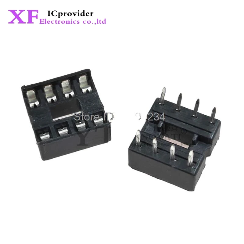 60pcs/lot 8pin DIP IC sockets Adaptor Solder Type 8 pin