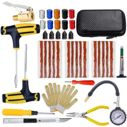 Car Tire Repair Kit Puncture Plug Tools Tyre Puncture Emergency for Tire Strips Stirring Glue Repair Tool Kit Car Accessories