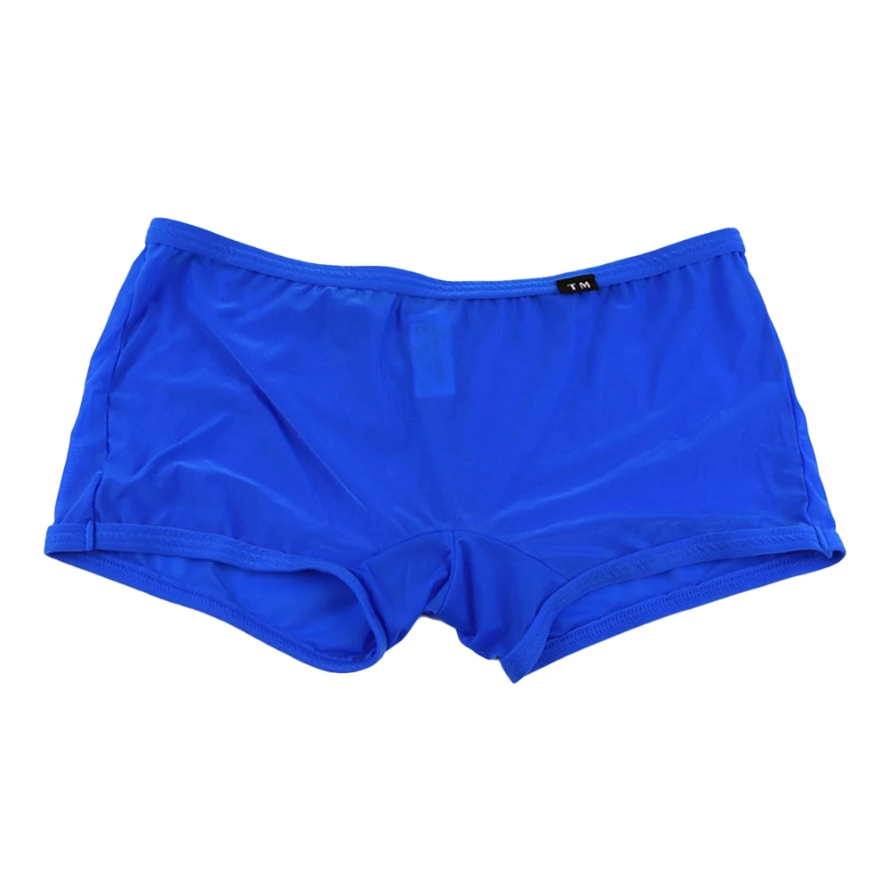 

Men Solid Color Breathable Lingerie Gay Sissy Pouch Underwear For Hot Man Underpants Summer Men's Panties Boxershorts Trunks