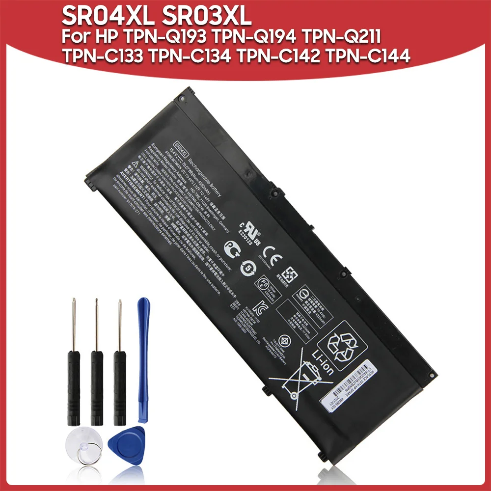 Premium Replacement Battery SR04XL SR03XL For HP Omen 15 15-CE 15-CB15-DC 15-CX HSTNN-DB7W TPN-Q211 TPN-Q193 TPN-Q194 TPN-C134