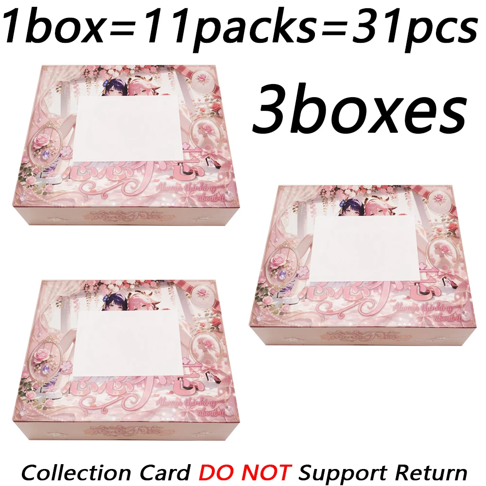 Always Thinking about It Collection Cards for Fans Anime Pretty Girl Visual Arts Feast Surprise Hobby Trendy Cards Birthday Gift